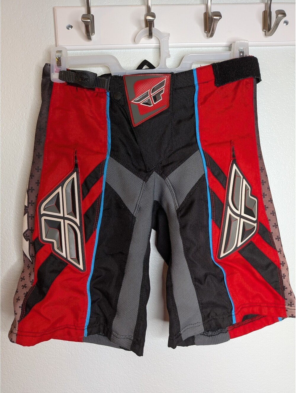 Fly Racing Red Black Motocross Dirt Bike Riding Pants Size 28